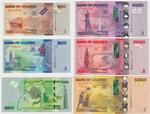 Uganda 49a-54a banknote front