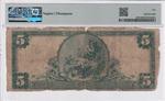 United States Fr603 banknote back